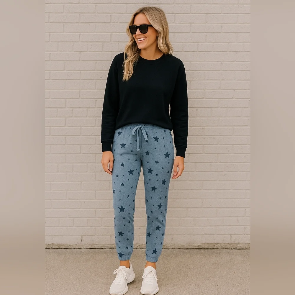 FREE People Movement Star Print  everyday joggers